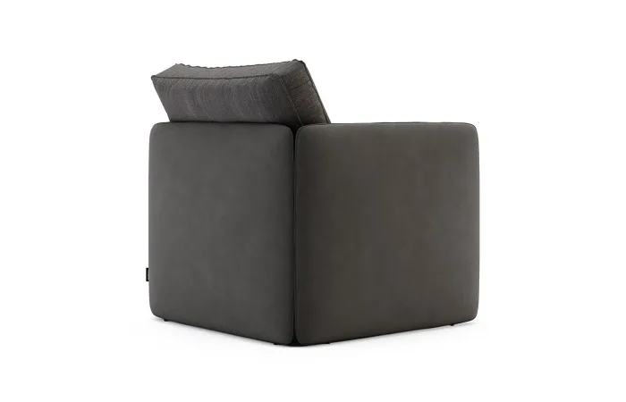 Miller armchair back view