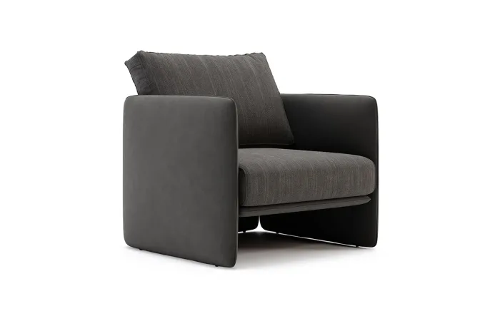 Miller armchair right side view