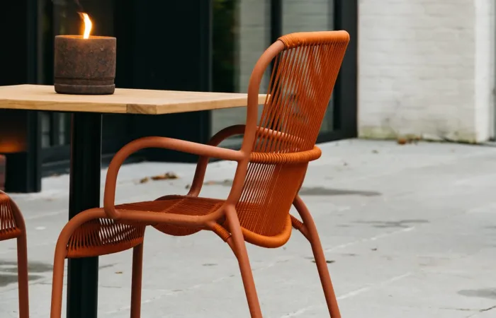 loop dining chair terracotta ls