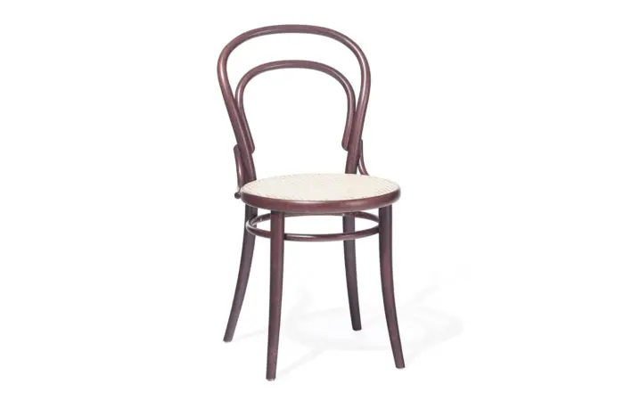 14 dining chair bent wood cane seat 01