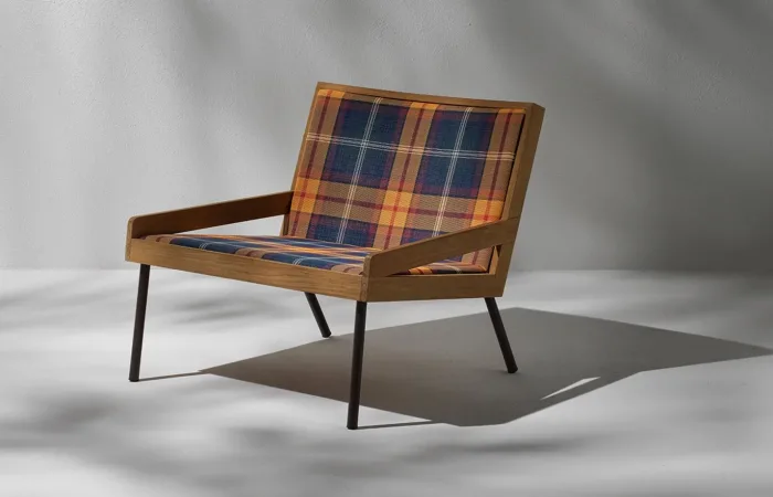 allaperto mountain tartan lounge armchair ls2