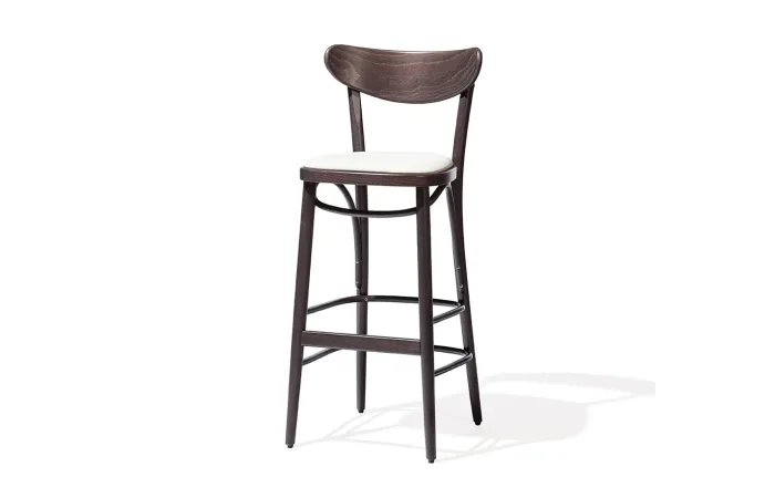 Banana barstool with seat upholstery 1