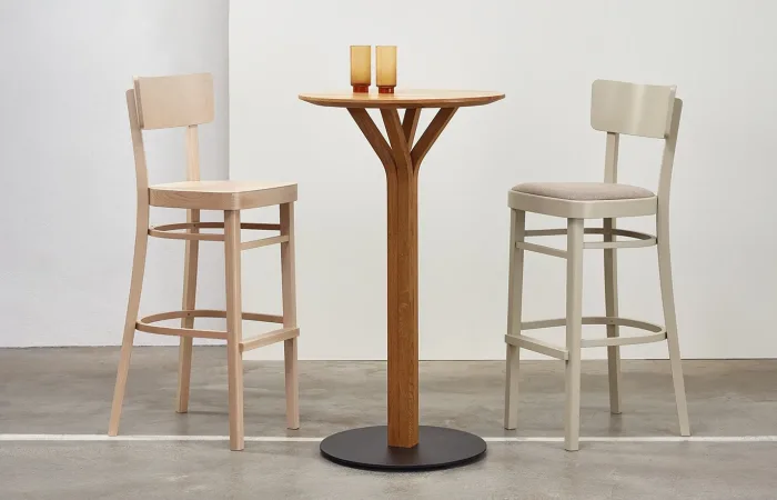 Ideal bar stool with seat upholstery ls1