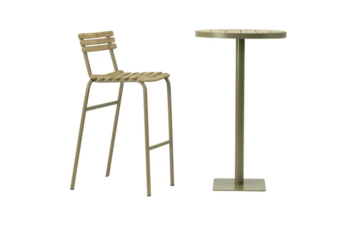 laren dining table with laren bar stool