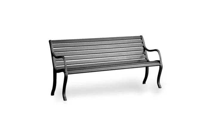 Outside bench black