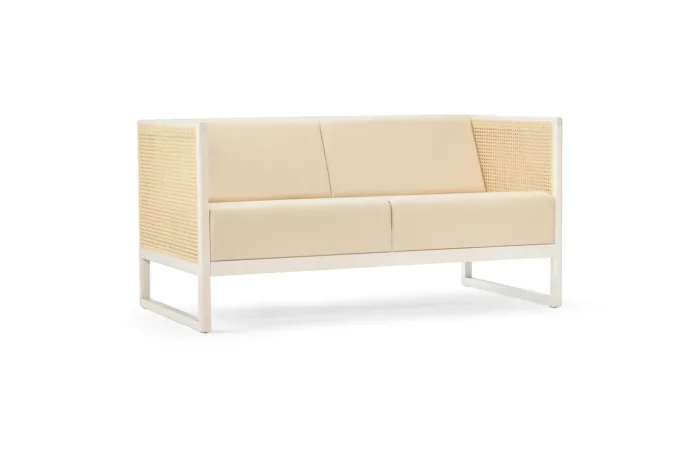 casablanca 2 seater sofa with cane 1