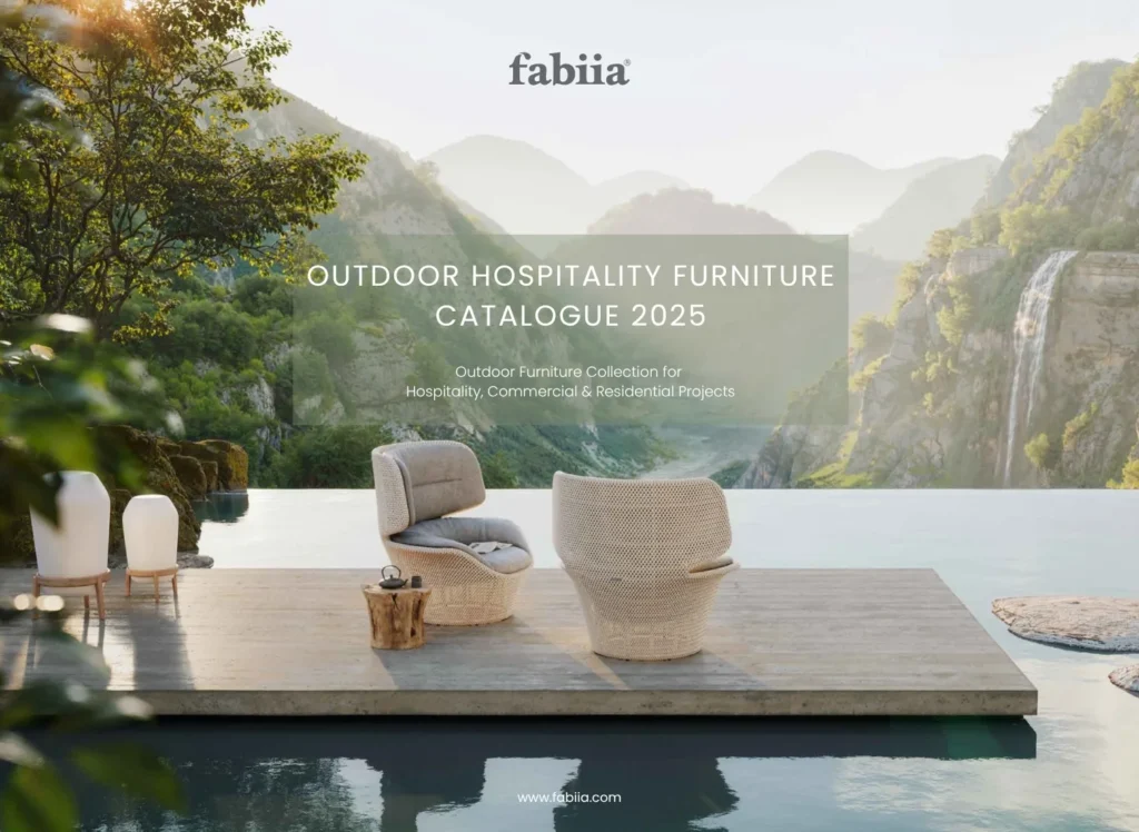 Outdoor Contract Furniture Catalogue 2025 - Fabiia